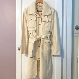 Laundry by Shelli Segal belted wool blend coat